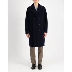 Hwl Long Peacoat Boiled Wool