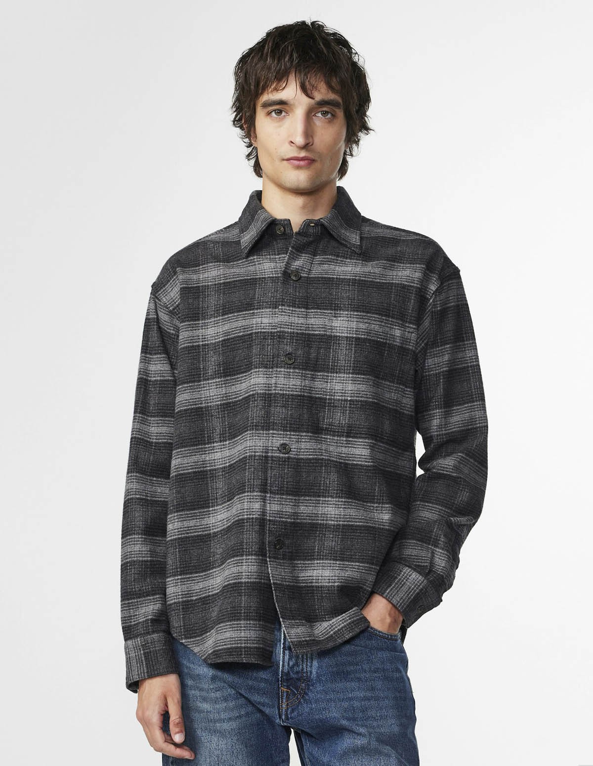 789 dark grey check